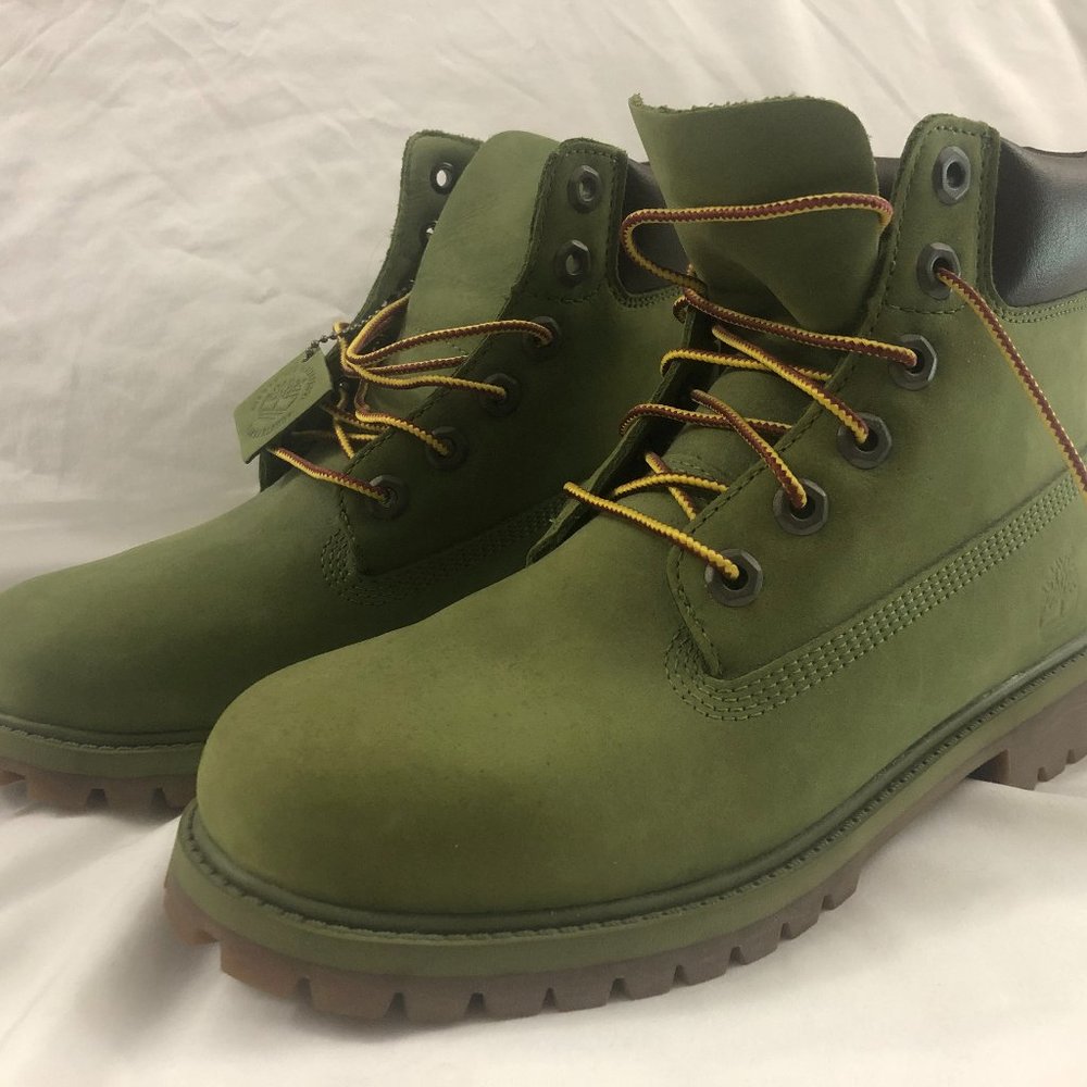 Timberland Olive Green Boots